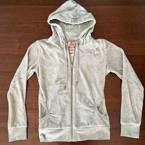 Velour zip up